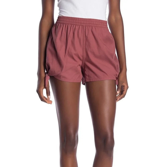 Madewell Viscose Autumn Berry Shorts Size Small - Picture 2 of 7